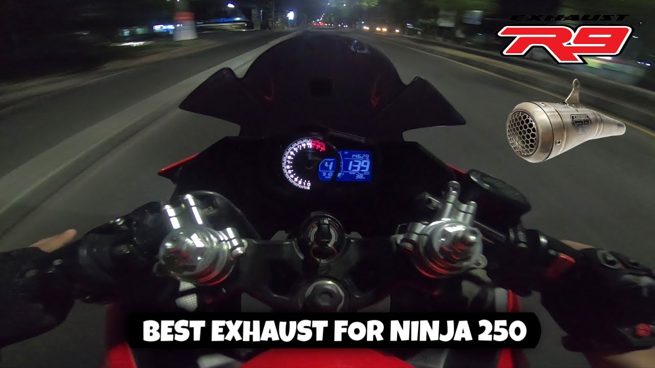 PURE SOUND NEW NINJA 250 2018 WITH R9 GP EXHAUST!