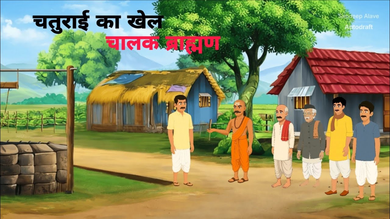 चतुराई का खेल और चला ब्राह्मण | Hindi kahani | Hindi Story | Moral Story | Cartoon Story |
