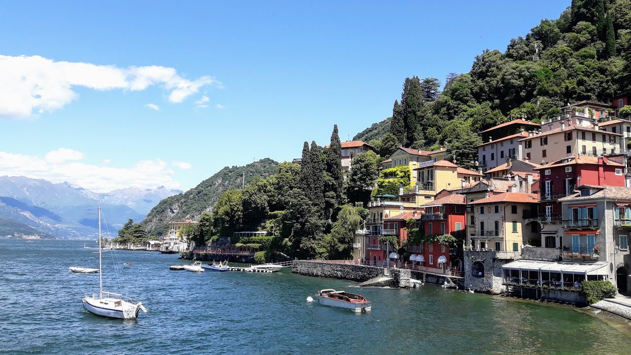 Varenna - Lake Como.  A windy beautiful summer day