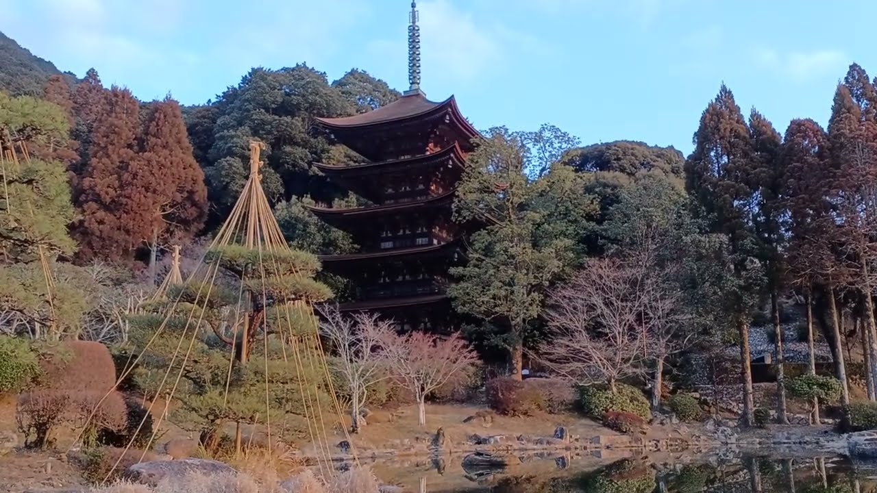 山口県山口市、国宝瑠璃光寺五重塔