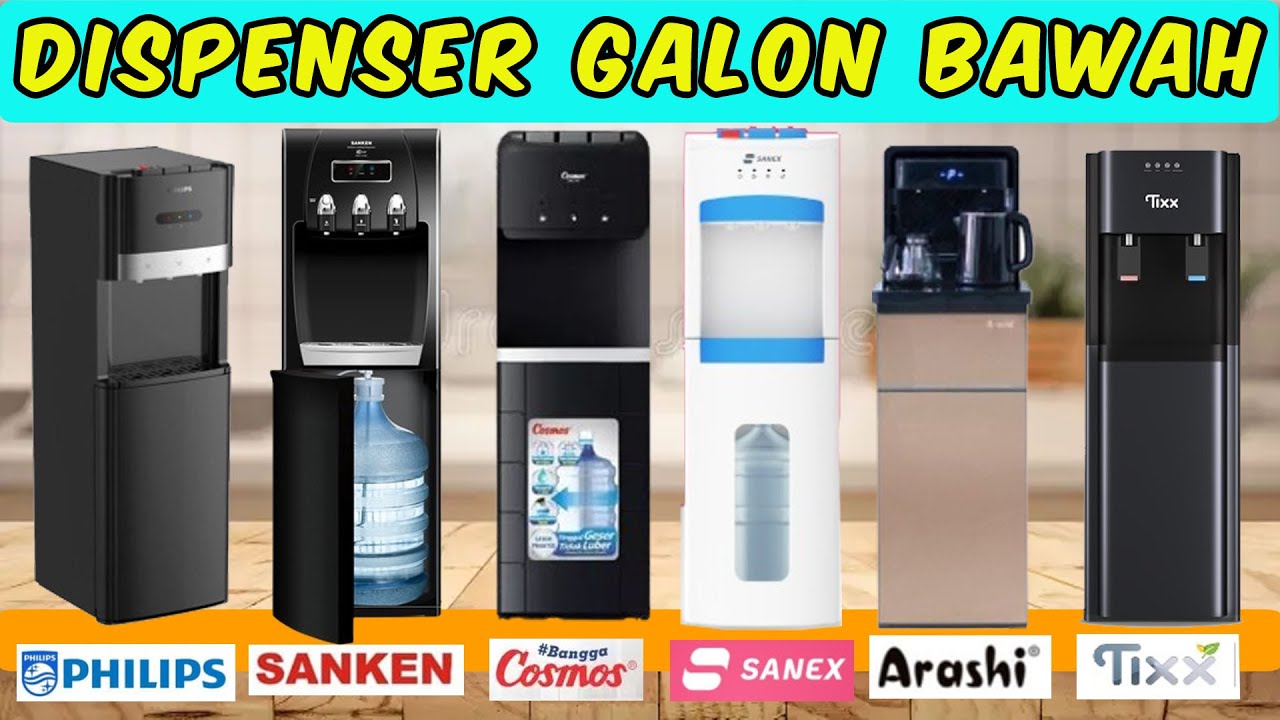 Terbaik Hemat Listrik Awet, 7 Dispenser Galon Bawah  1 Jutaan | Ada Sanken & Philips Lho !