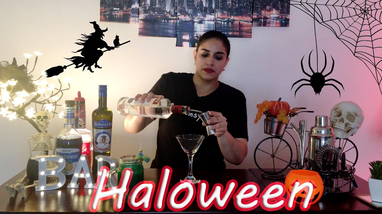 Como preparar bebidas para Haloween | drinks | Conteles Y un Chin+