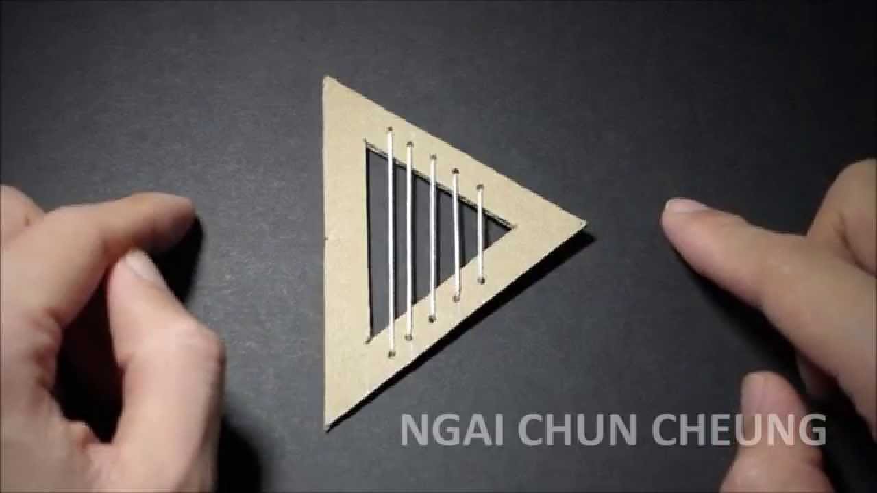 Miniature Cardboard Harp (Build)