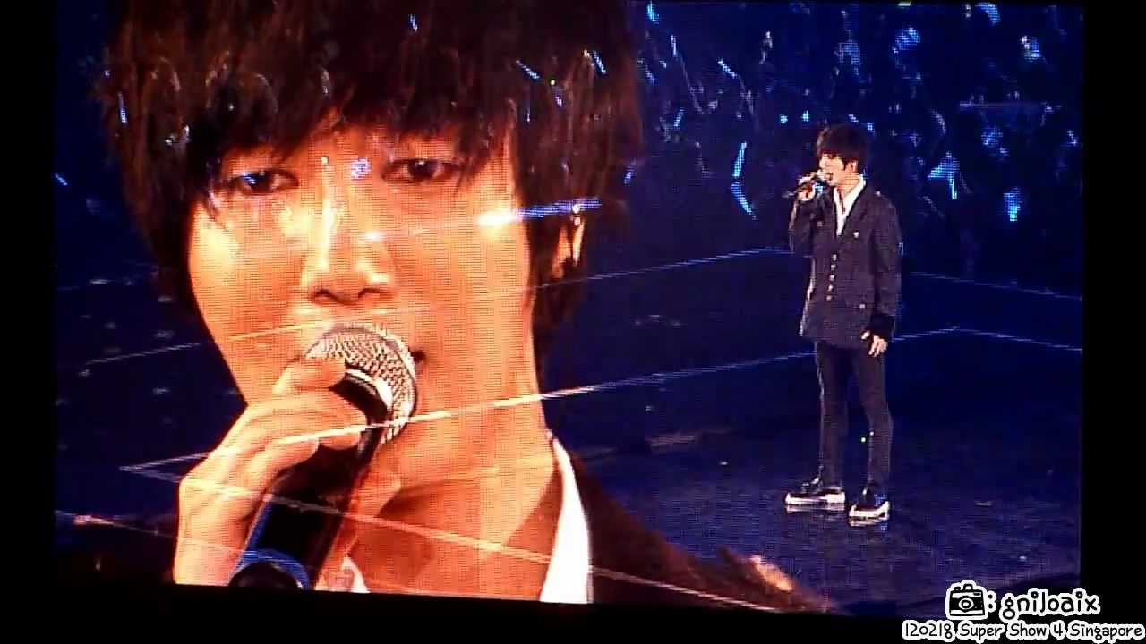 120218 Super Junior SS4 Singapore - Yesung Solo