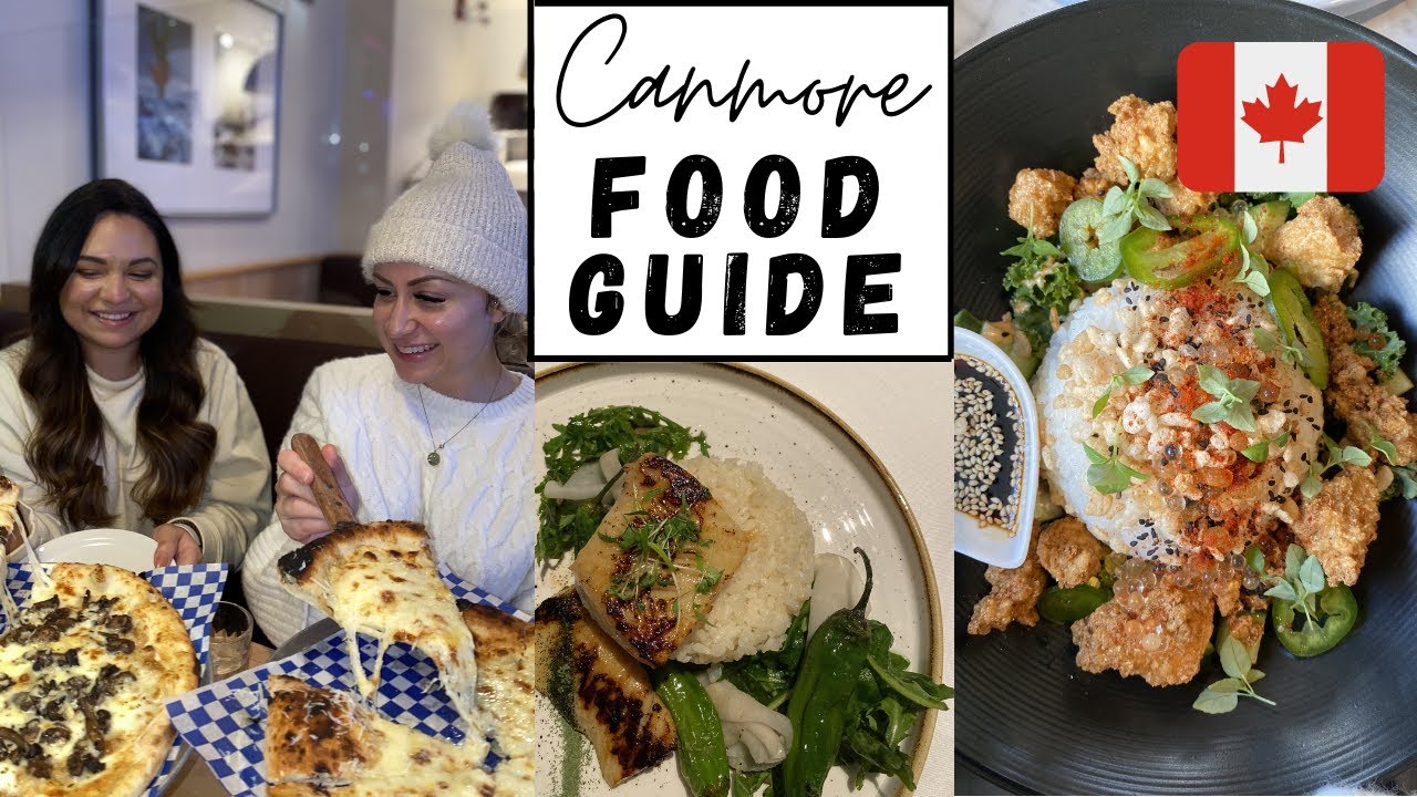 WHERE TO EAT IN CANMORE, ALBERTA 🇨🇦 (Food Tour Vlog) | SB