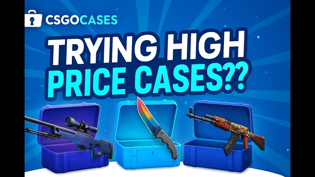 TRYING HIGH PRICE CASES!!!* CSGOCASES PROMO CODE 2025