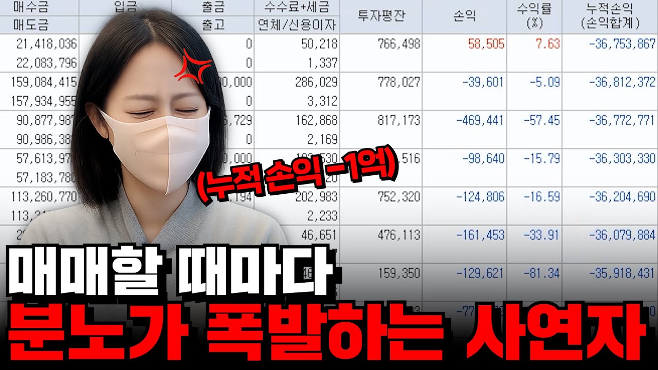 매매할 때마다 분노 폭발 / 감정 컨트롤이 실력이다