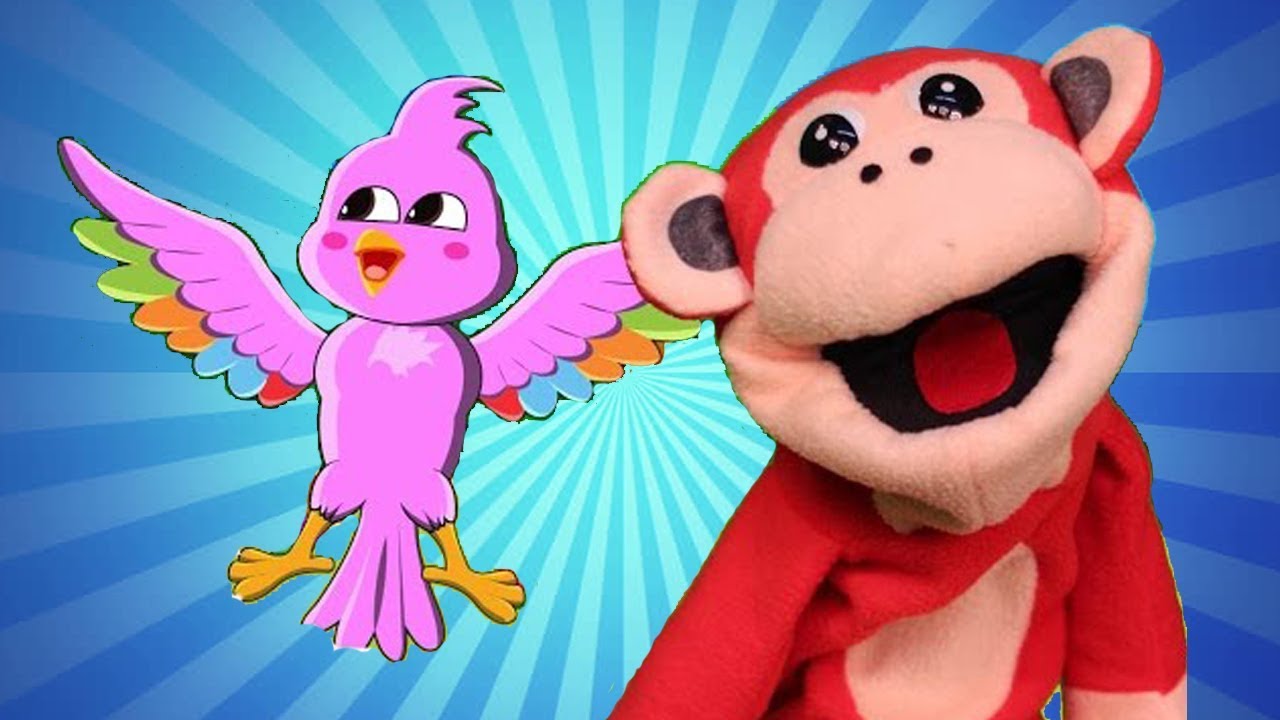 La Pajara Pinta Con El Mono Sílabo | Y muchas más canciones infantiles | 34 min de Lunacreciente!
