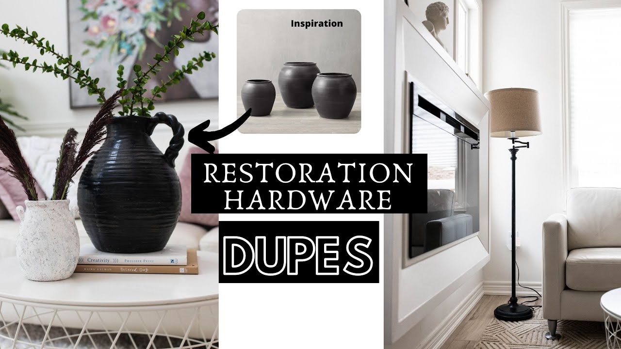 Easy Restoration Hardware DIY Dupes | Thrift Flip Home decor DIY