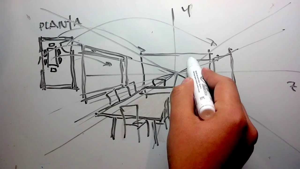 CROQUIS RÁPIDO A UN PUNTO DE FUGA