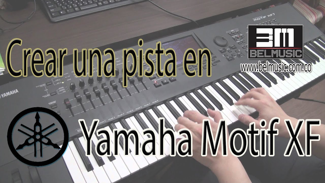 Sintetizador Yamaha MOTIF XF Creación de pistas