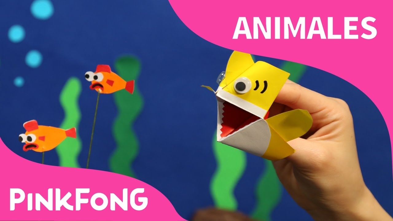 ¡Soy un Títere de Origami del Tiburón Bebé! | PINKFONG Canciones Infantiles @BabyShark_Spanish