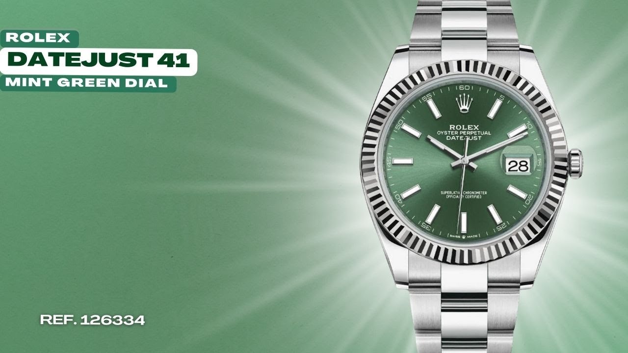 Unboxing Rolex Datejust 41 | Mint Green Dial, Fluted Bezel | Reference 126334 | Boxing Overview