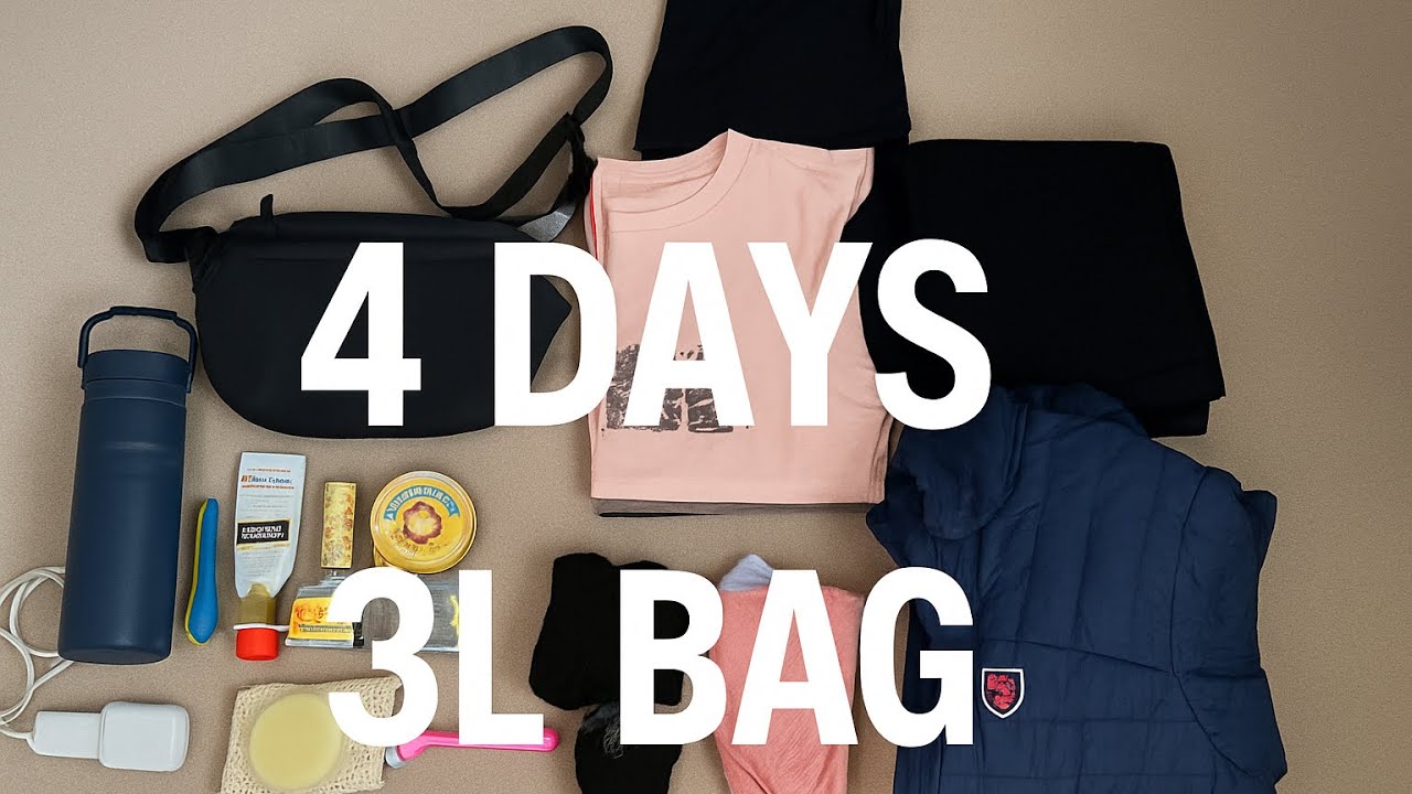 One Small Bag for 4 Days — Real Minimalism