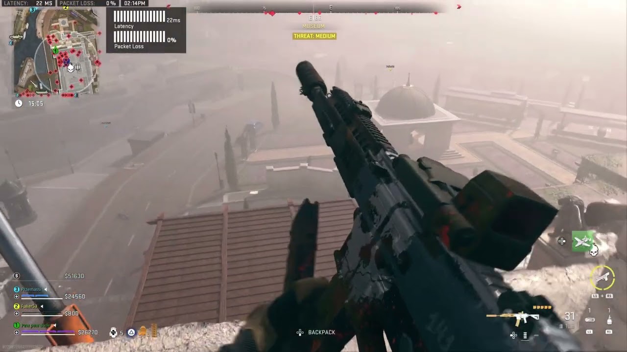 Call of Duty DMZ Vondel - fighting a squad around Museum