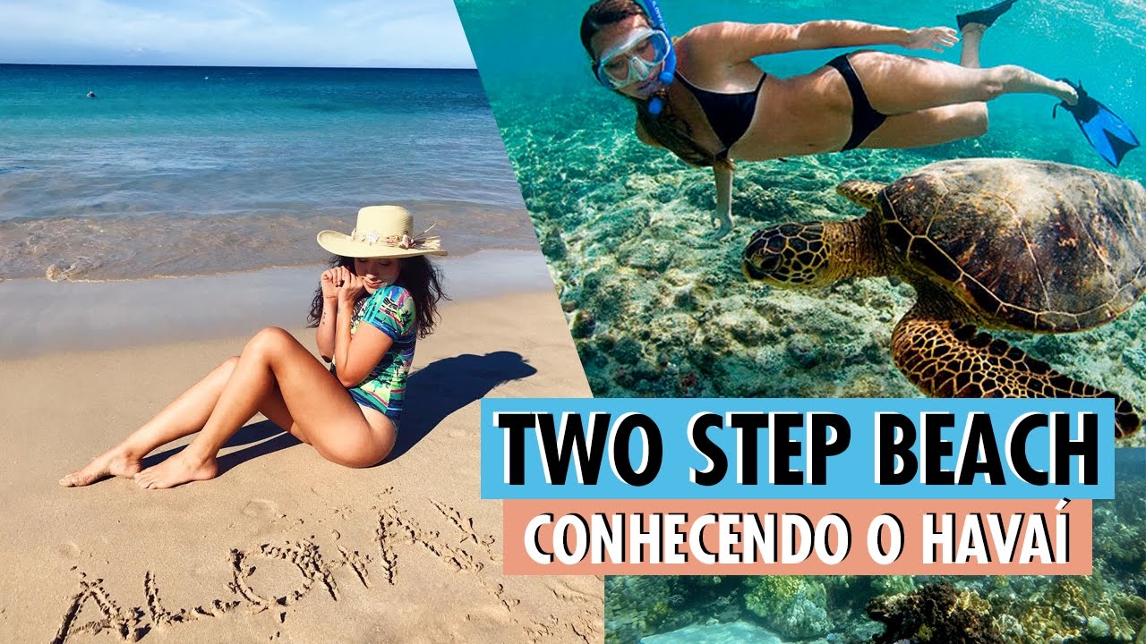 Férias no Havaí - Two Step Beach e o centro de Kona