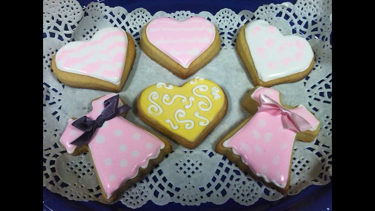 Como decorar galletas con glasé real  Paso a Paso (glass
