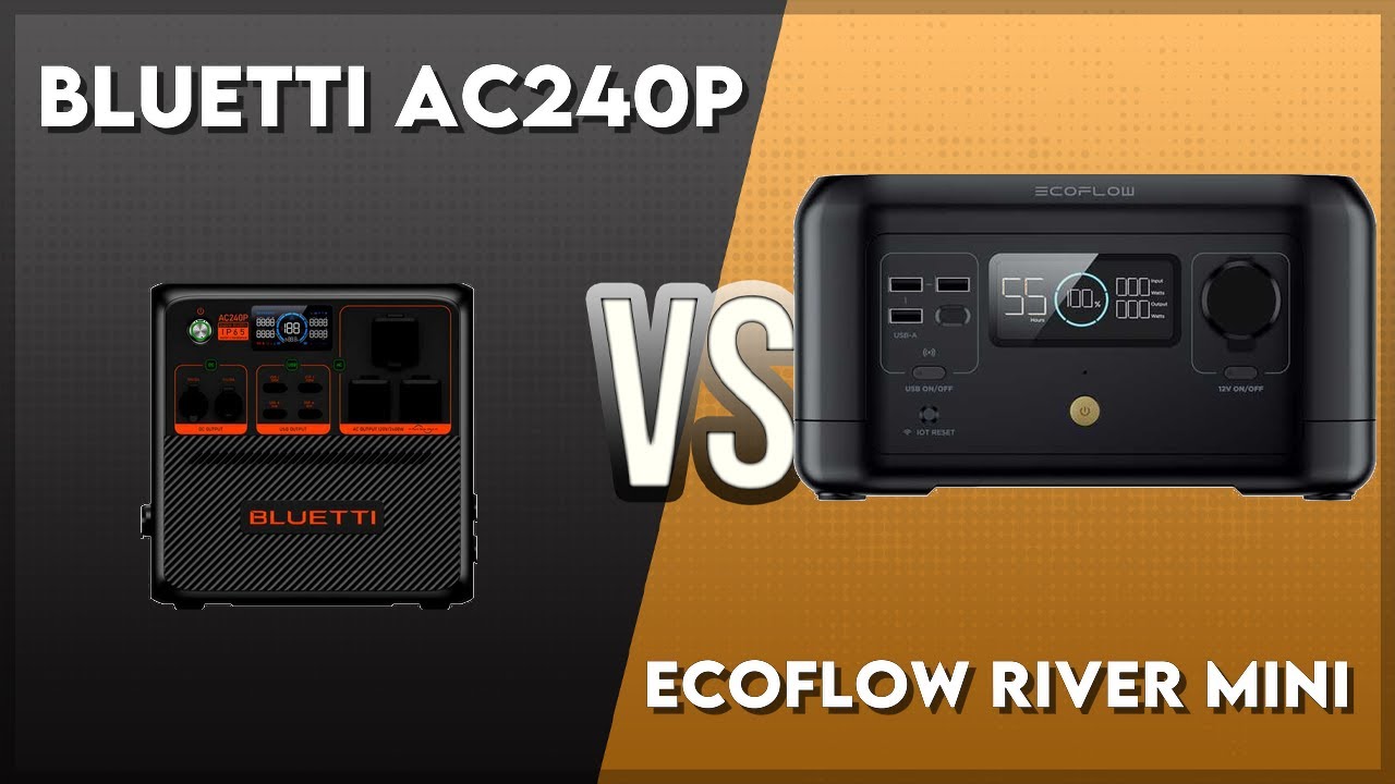 Bluetti AC240P vs EcoFlow River Mini Technical Comparison