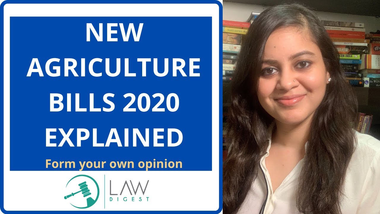 Agriculture Bills 2020 Explained | Know the Law | Legal Current Affairs
