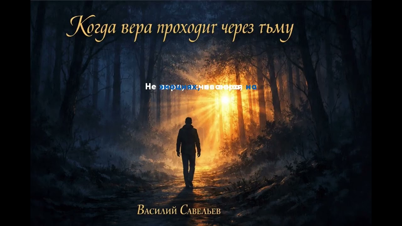 Когда вера проходит через тьму 
