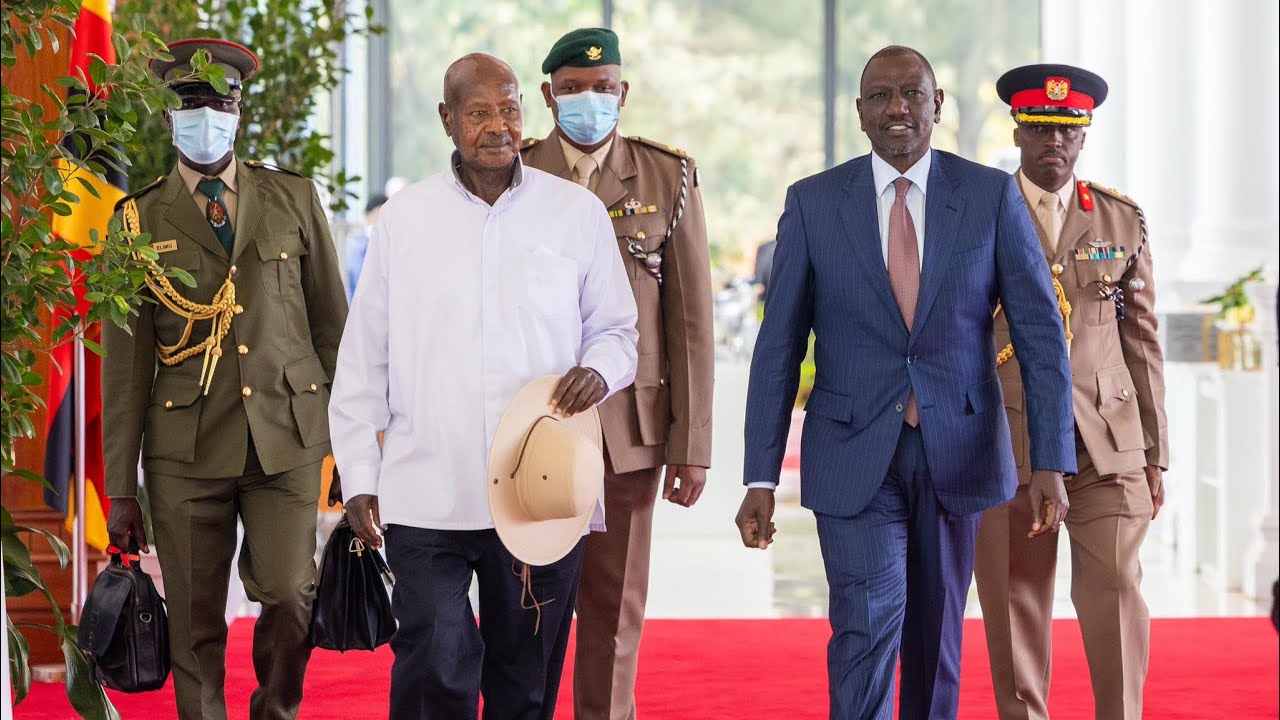President Museveni's joint press briefing with Kenya's William Ruto at State House, Nairobi