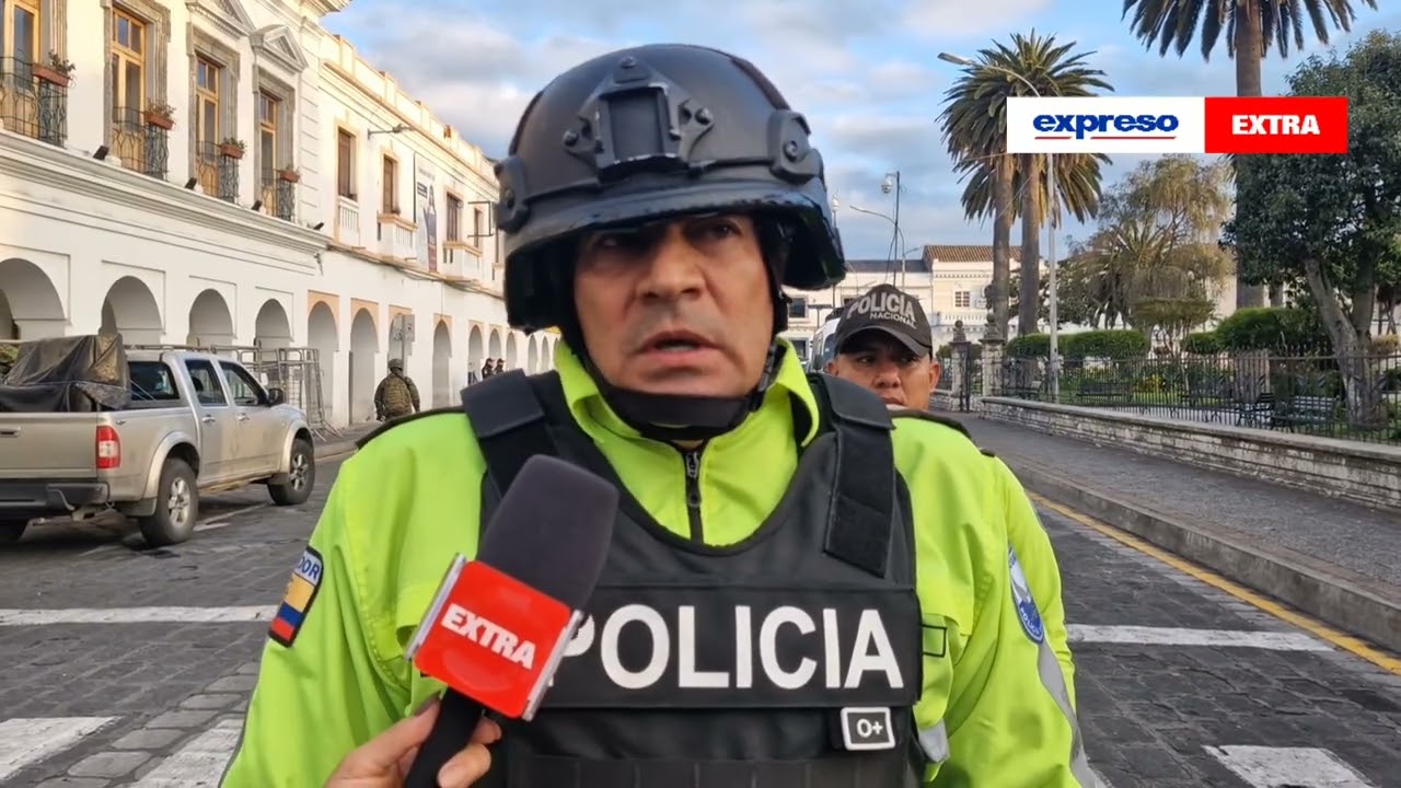 Paro Nacional Ecuador: fuerte contingente policial y militar en Cotopaxi