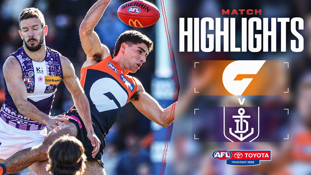 GWS Giants v Fremantle Highlights | Round 17, 2026 | AFL