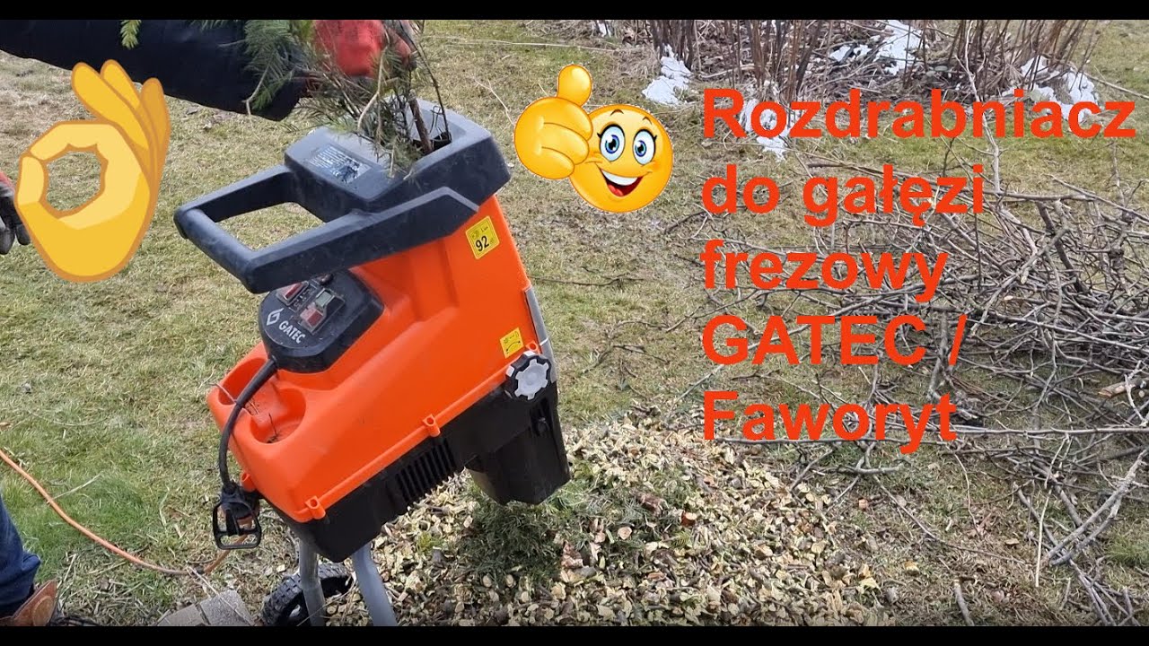 Rozdrabniacz do gałęzi frezowy GATEC/FAWORYT/LIDER 2800W