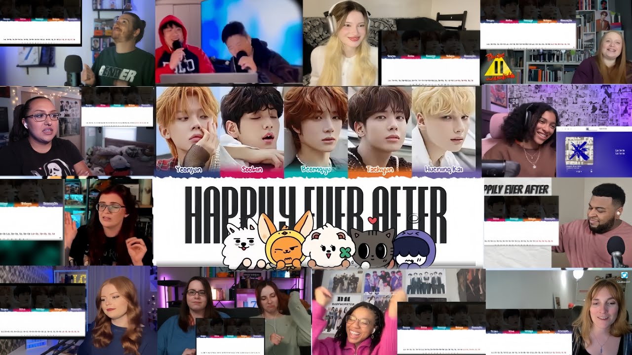 TXT “Happily Ever After” lyrics K-POP Reaction Mashup Video