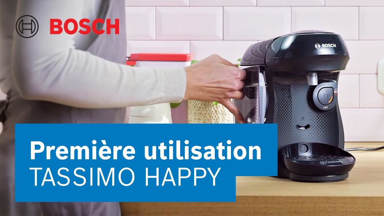 Cafetière TASSIMO HAPPY | Guide de démarrage et première utilisation | Bosch Home France