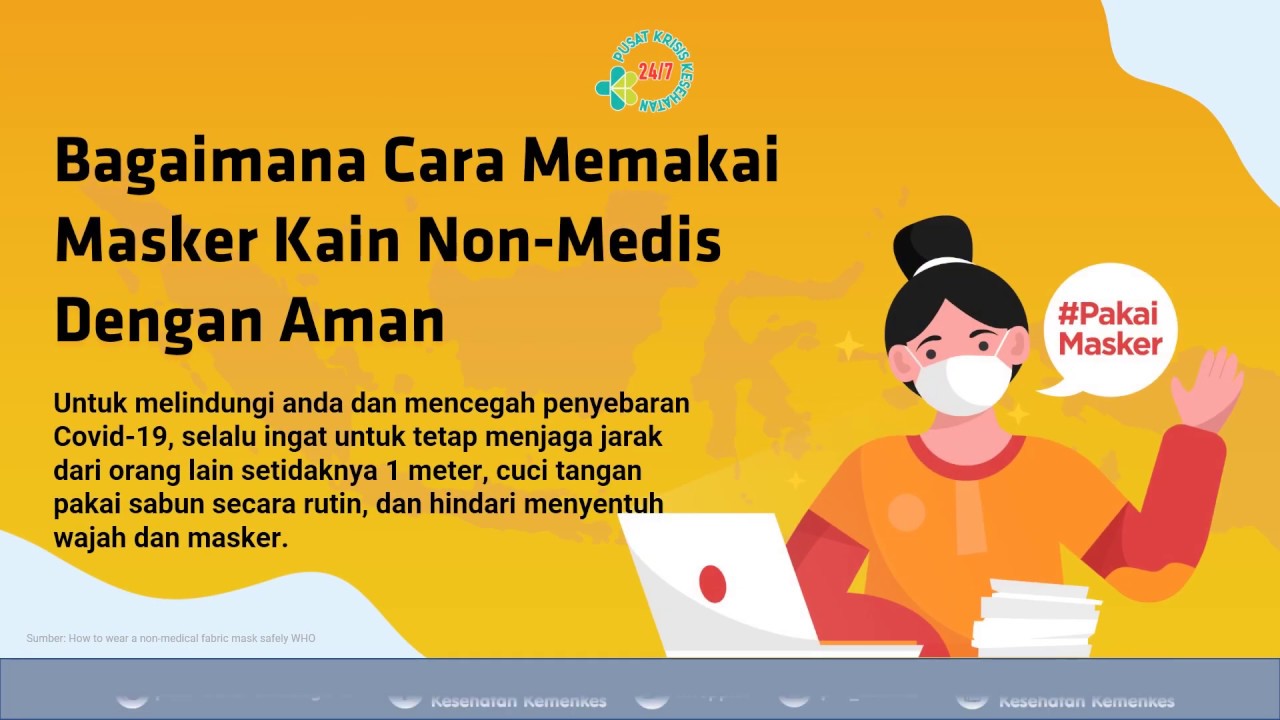 Cara Memakai Masker Kain Non-Medis yang Aman