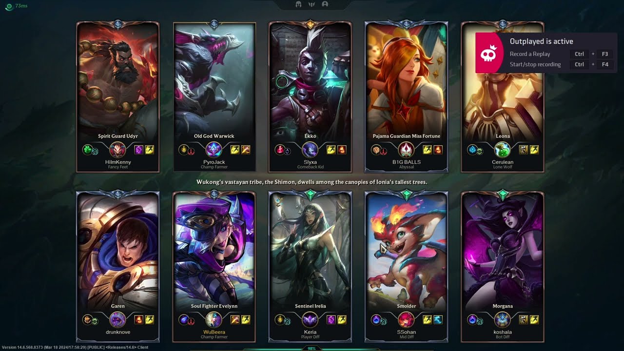 Evelynn Jungle Gameplay vs Warwick - 14/4/1 | Season 14