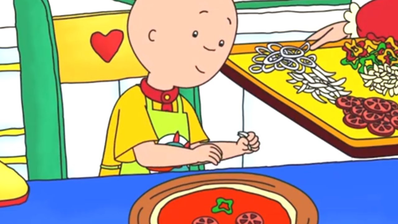 Caillou en Español - Caillou y la Pizza Casera | Dibujos Animados Capítulos Completos