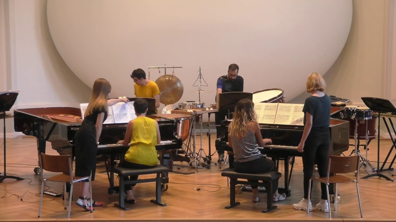 Sonata for two pianos and percussion, Béla Bartók (excerpts)