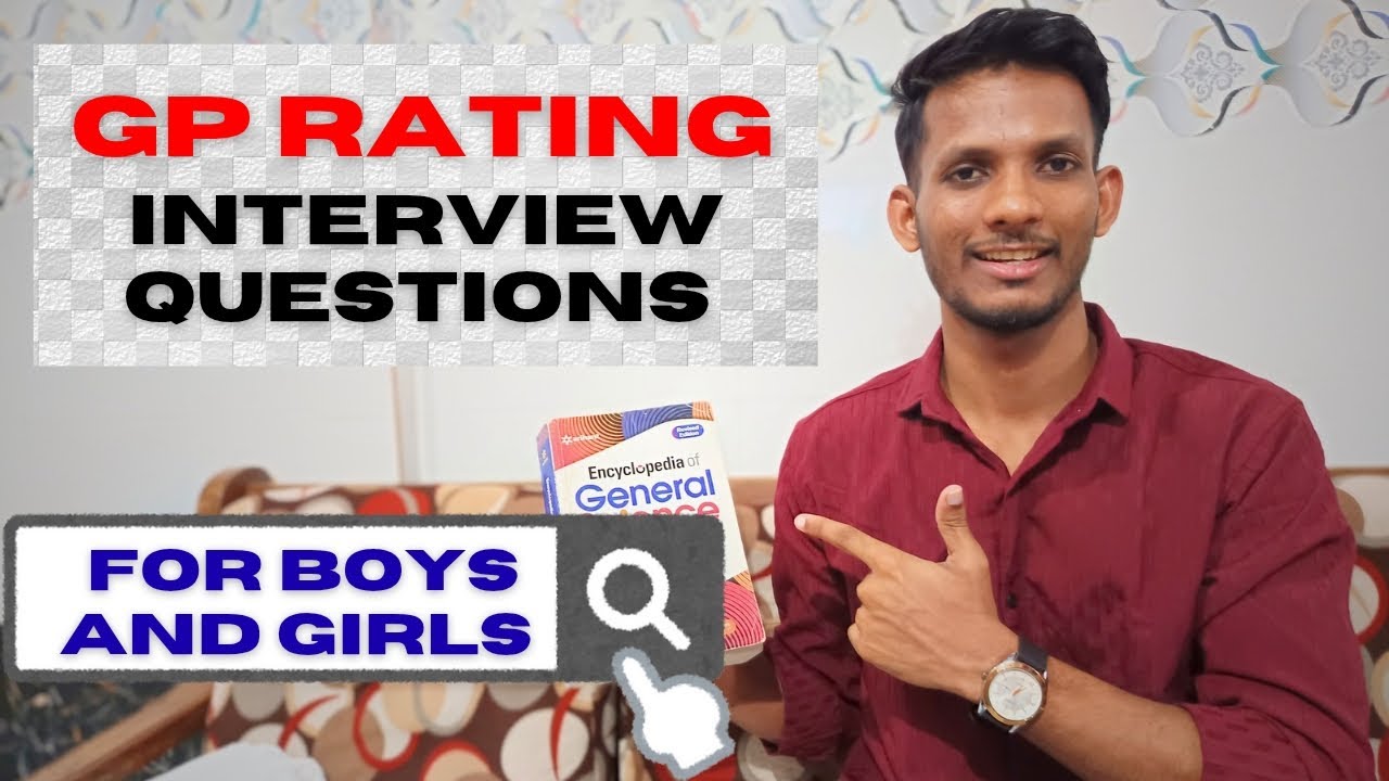 TS Rahaman GP Rating Interview Questions For Boys and Girls ? 🤔  #gprating #tsrahaman #interview 
