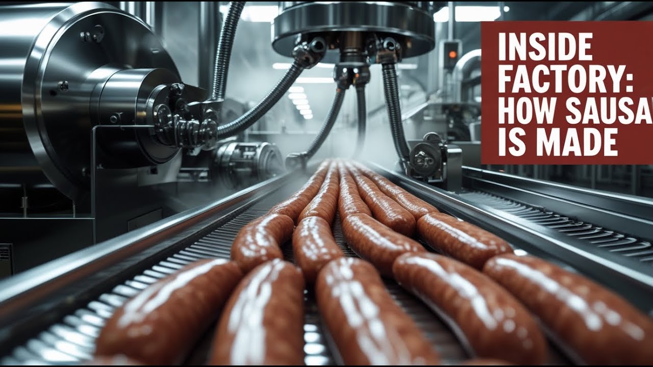 HOW SAUSAGE IS PRODUCE TODAY FULL PROCESS