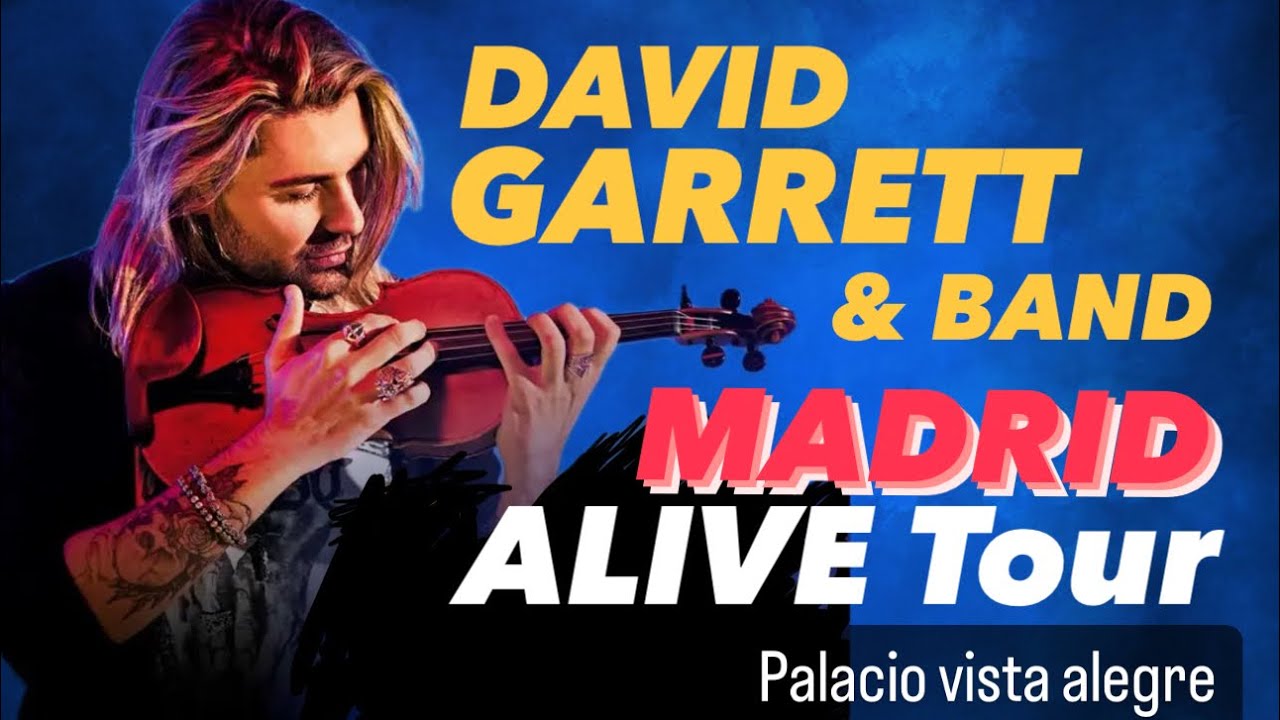 ¡David Garrett Deslumbra en Madrid por Primera Vez en 2024!