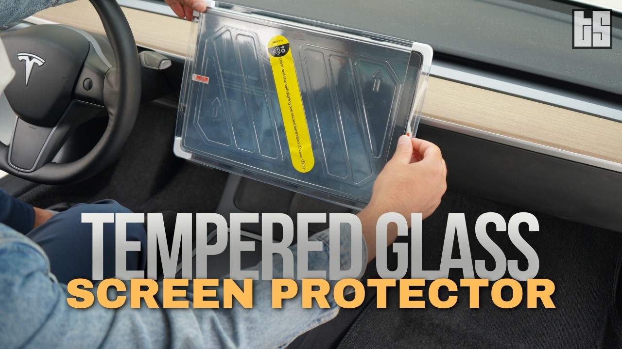 Tempered Glass Screen Protector for your Tesla Model 3 & Y  - Install Guide - by Tesloid