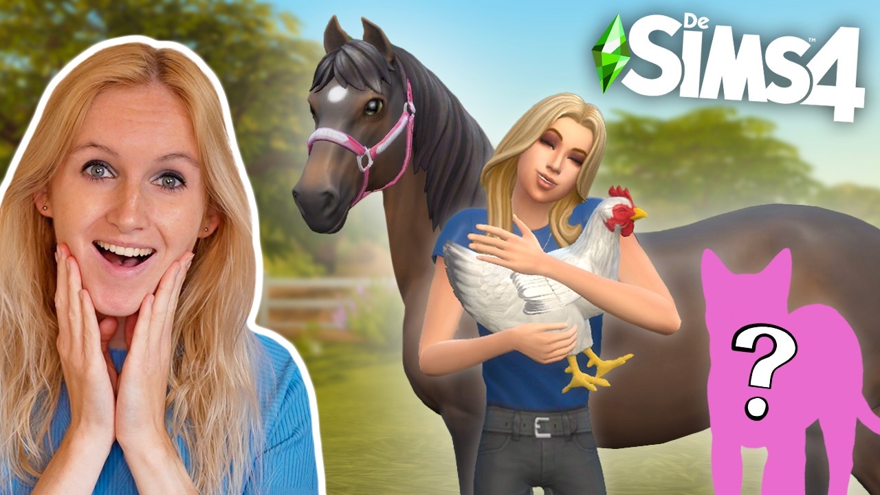 Buying NEW ANIMALS for my HORSE STABLE! 🤩🐈 *Sims 4*