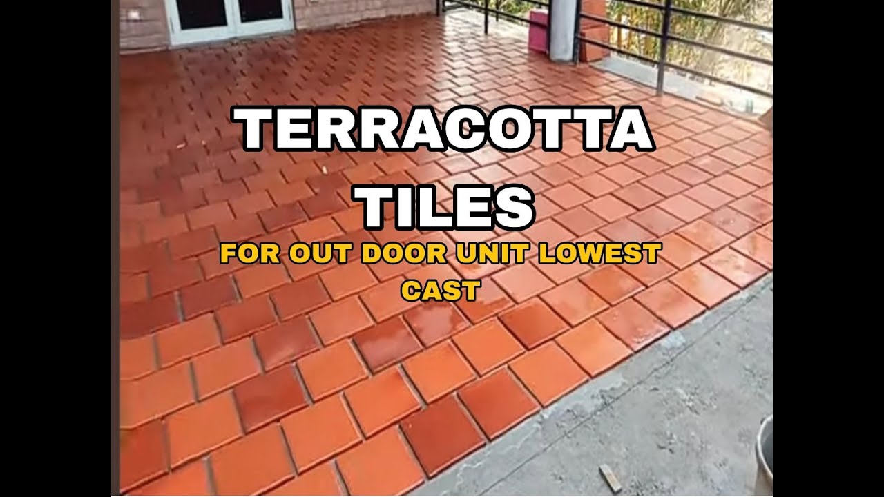 TERRACOTTA TILES #terracotta tiles laying process#Terracotta