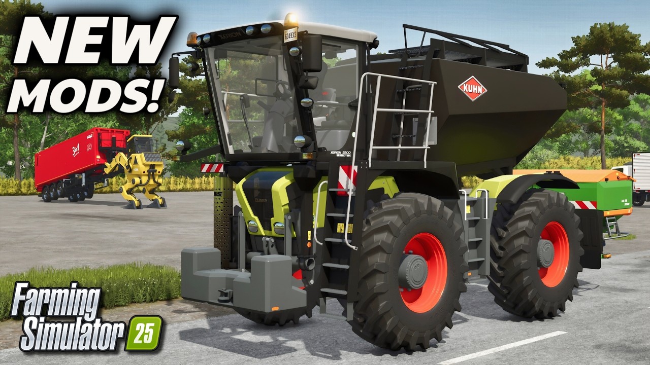 Nowe mody! &ndash; Xerion 3000 Saddle Trac, Parker 1400 System i MB Accelo! | Farming Simulator 25