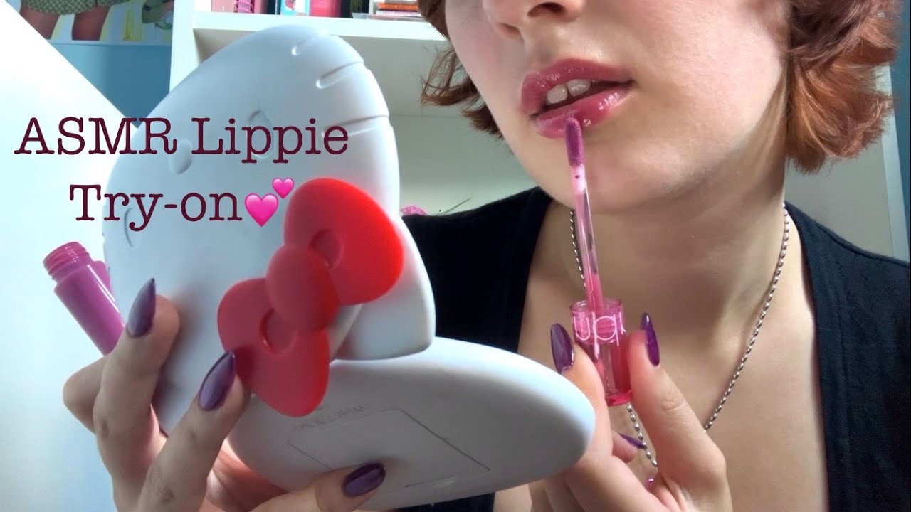 ASMR My Favorite Lip-products (try on, review) *Whispered, Tapping, Overexplaining*