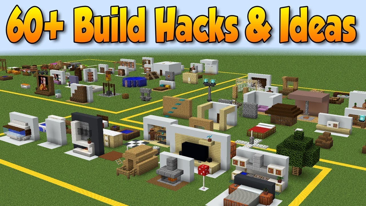 60+ MINECRAFT BUILD HACKS AND IDEAS