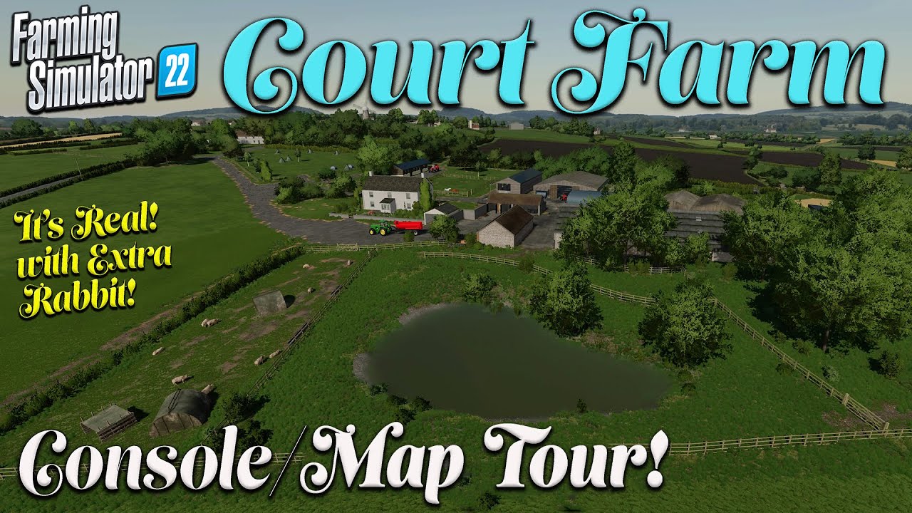 “COURT FARM” IS HERE!! FS22 MAP TOUR! | NEW MOD MAP! | Farming Simulator 22 (Review) PS5.