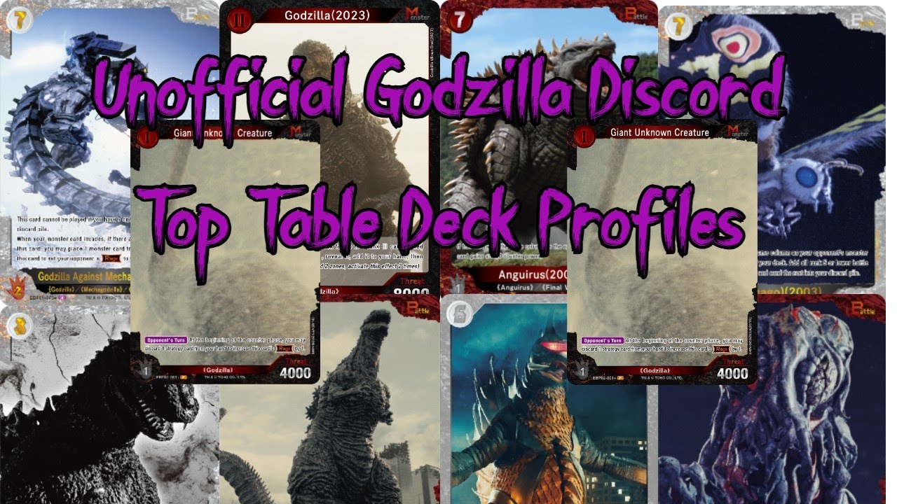 Godzilla Discord Tournament 1.04.2026 Slick VS Ian Deck Profiles