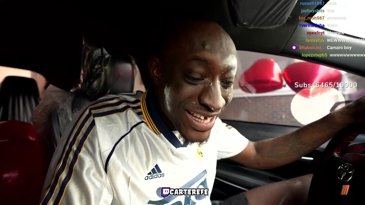 Carter Tears Down Lagos With His New Car ft. Peller, Khaid & Stream Fam