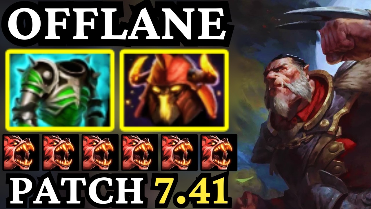 🔥 New PATCH 7.41 LYCAN Offlane &mdash; Full Map Wolf Domination 🔥 Dota 2 Offlane
