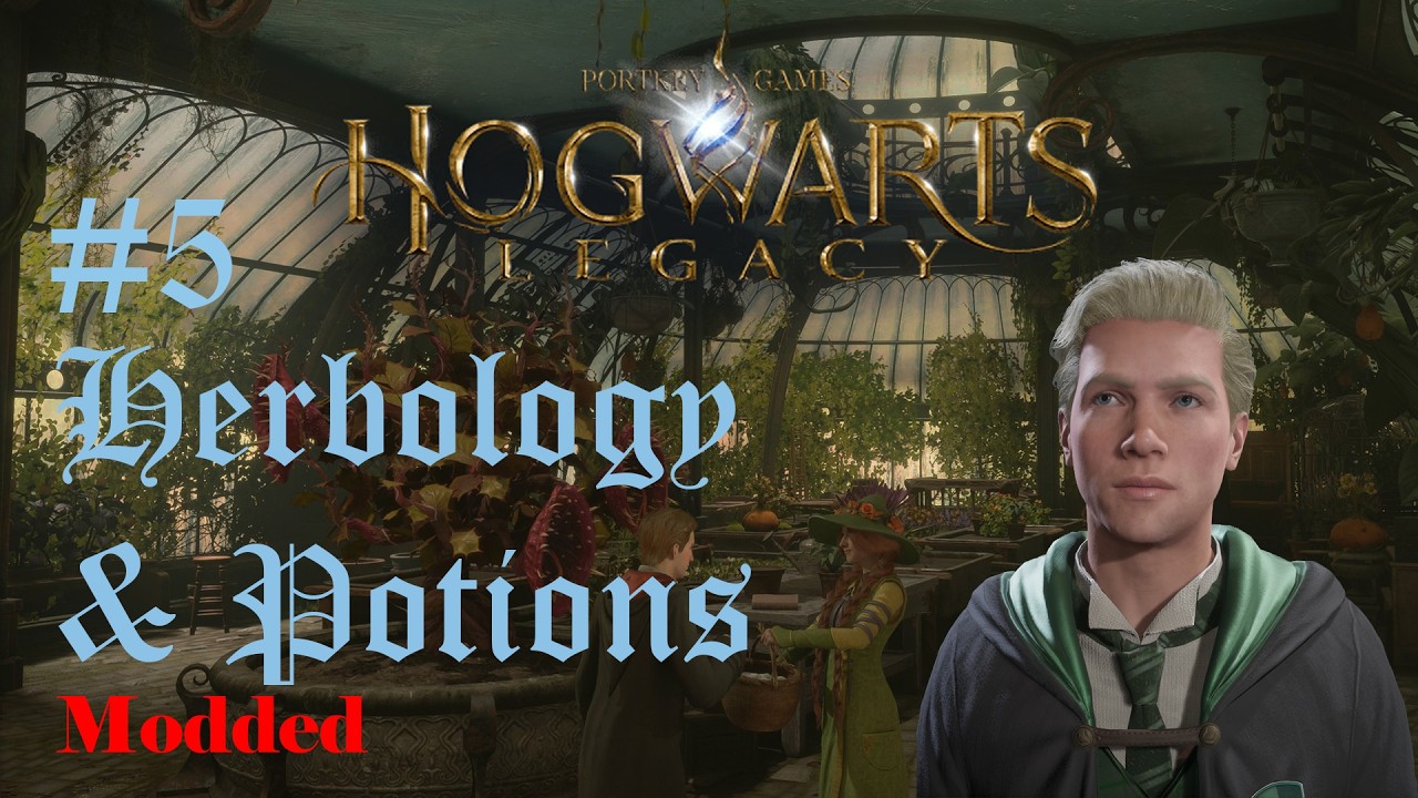 Hogwarts Legacy- Herbology and Potions Class (Ep5) (Modded)