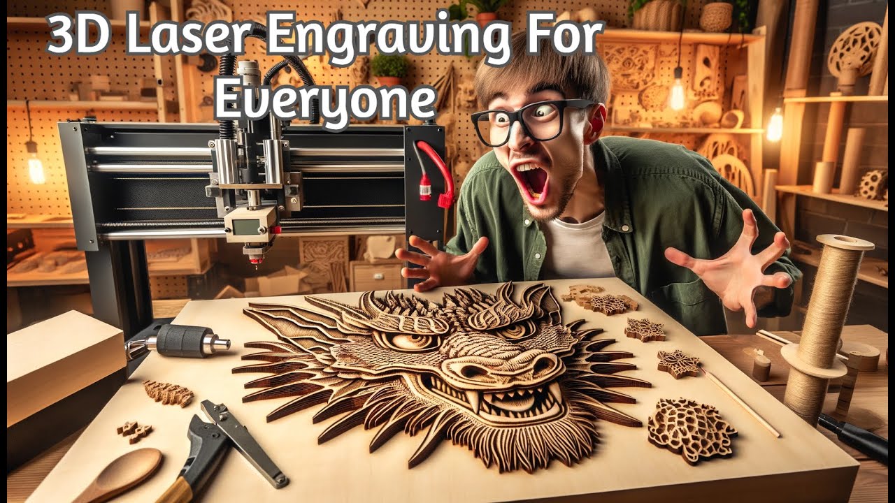 How To 3D ENGRAVE Wood With Your Laser Engraver