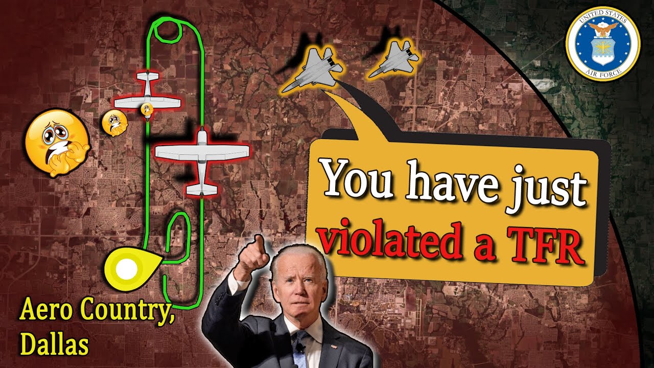 Plane is Intercepted by F-35 | Busted PRESIDENTIAL TFR at Dallas